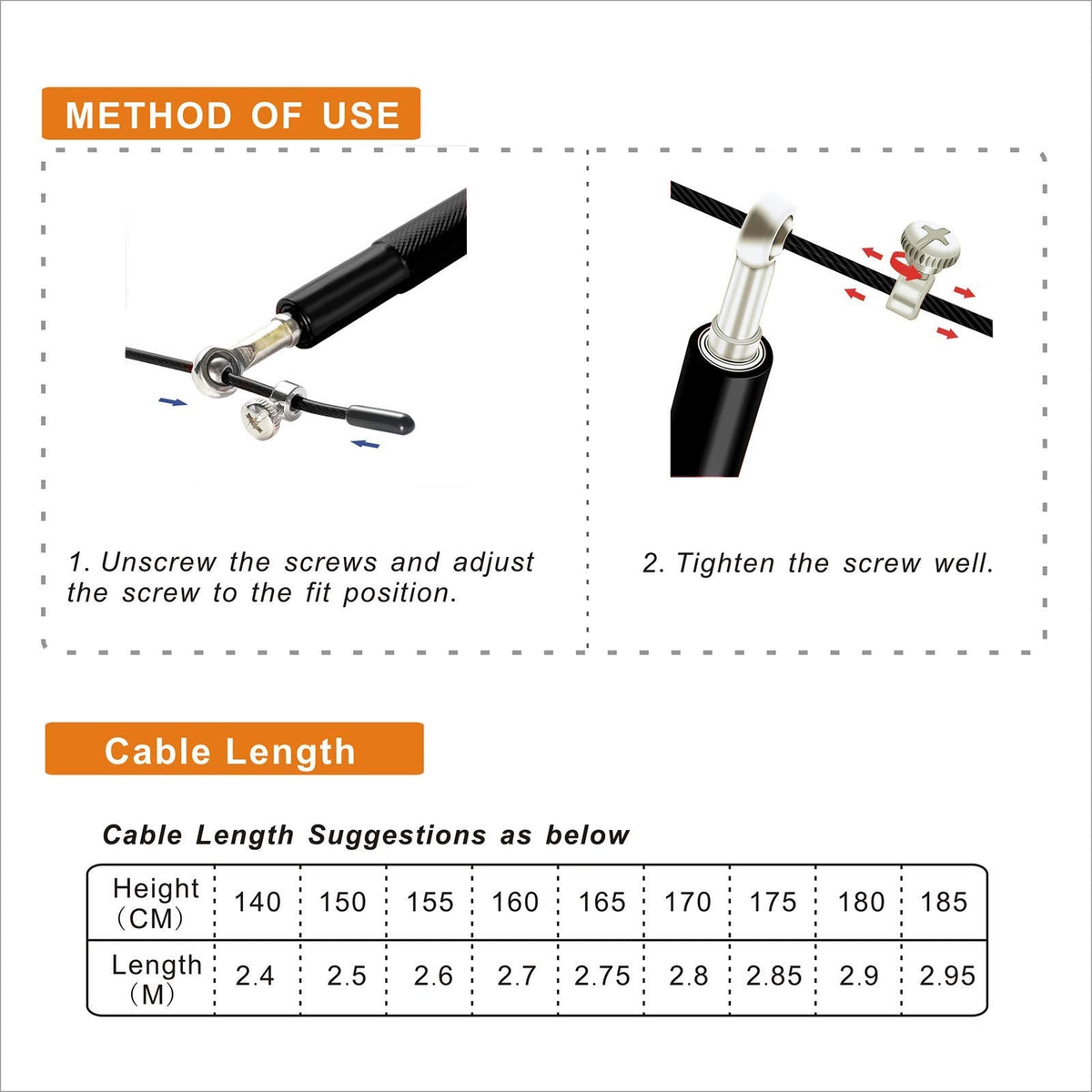 Speed Jump Rope - 360° Swivel Ball Bearing - Adjustable steel coated skipping rope- Aluminum Anti Skipping Handle -Fitness Training Boxing Sports Exercises -suitable for kids and adults(Black)