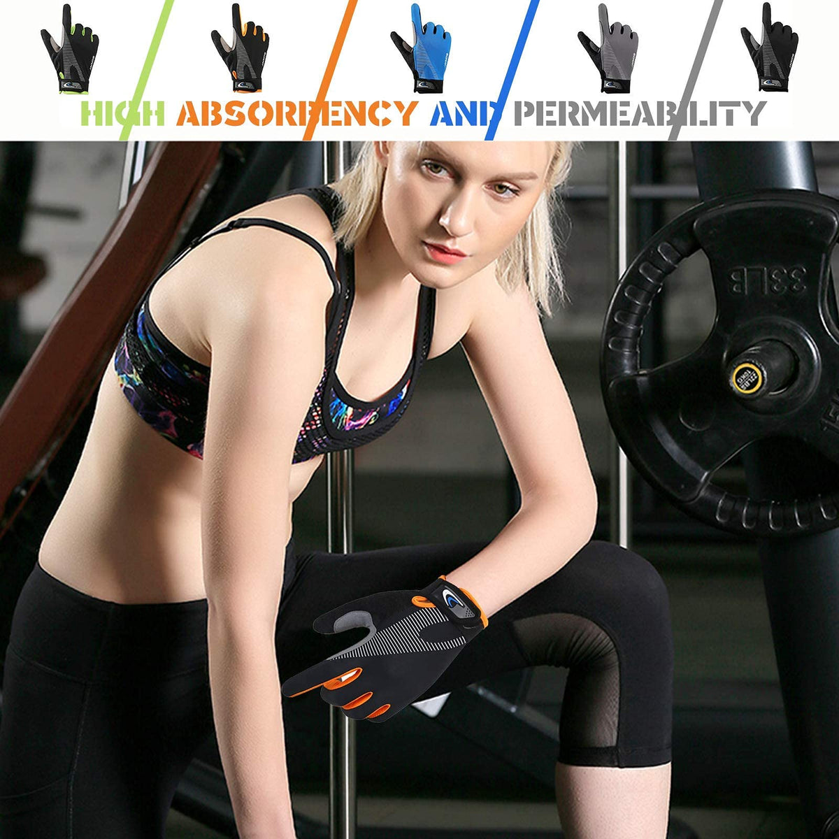 Lorpect Workout Gloves for Men Women, Breathable Weightlifting Glove, Comfortable Gym Gloves for Exercise, Training, Pull ups