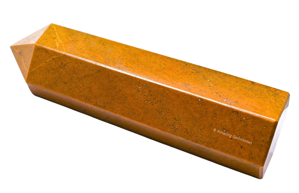 Amazing Gemstone Large Yellow Jasper Crystal Towers ~ Natural Healing Crystal Point Obelisk for Reiki Healing and Crystal Grid (5.5" to 6" INCH)