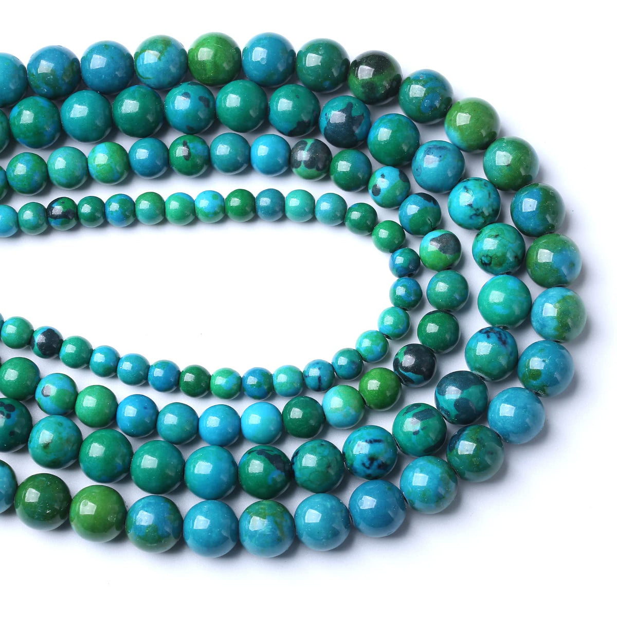 6MM 60PCS Natural Stone Phoenix Loose Beads for Jewelry Making DIY Bracelet 1 Strand