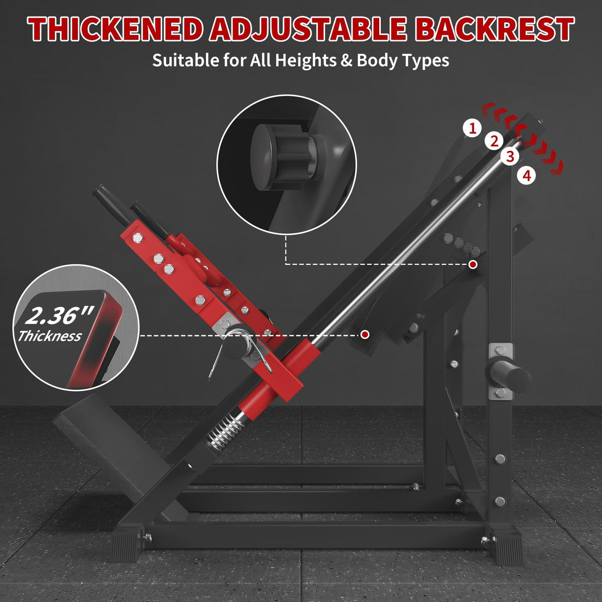 Home Gym Linear Row Machine, Plate-Loaded Smith-Style Back Trainer with Linear Bearings, Compact Multi-Grip Equipment for Small Spaces (Suitable for Beginners & Advanced Lifters)