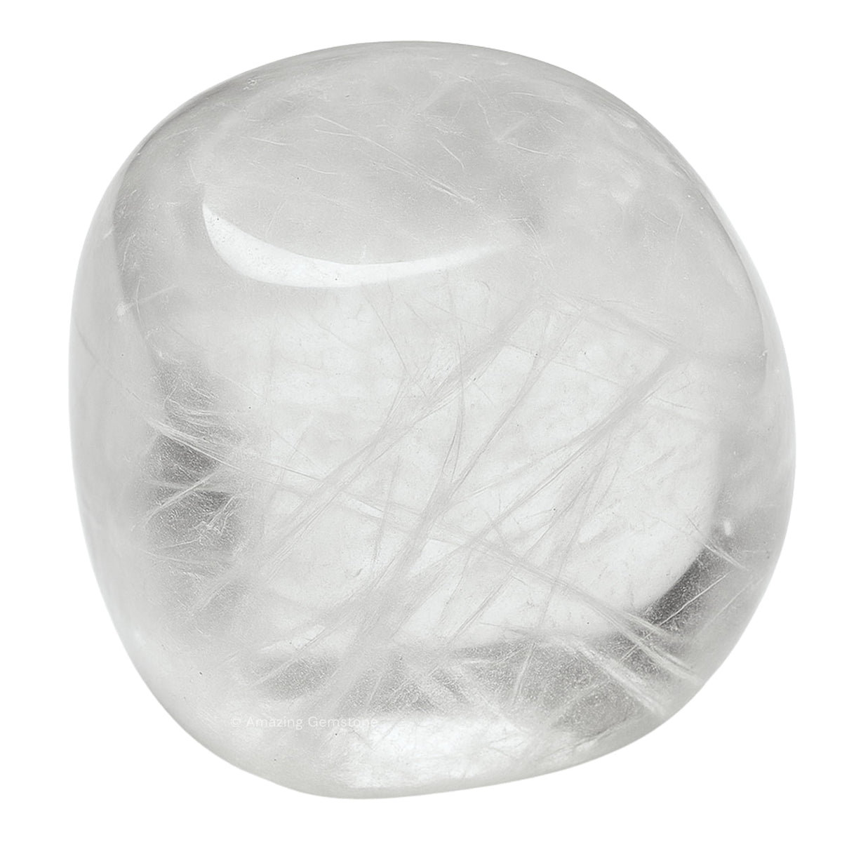Amazing Gemstone Clear Quartz Crystals and Healing Stones Tumbled - 1 Oz Clear Quartz Stone, Natural Healing Stones for Energy Balance, Stress Relief, Polished Gems Rocks