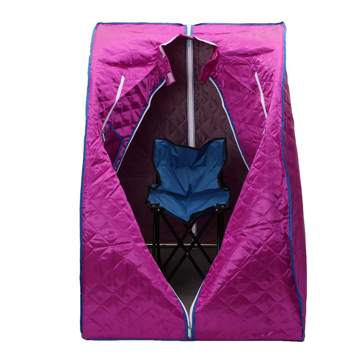 Home Sauna Steamer and Tent 2L Sauna Portable with 9 Files Temperature Adjustment for Increasing Blood Circulation/Reducing Fatigue/Detoxifying (Sauna Tent Purple)