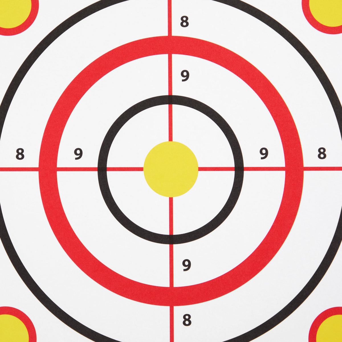 Juvale Paper Shooting Targets - High-Visibility Bullseye for Archery Accessories - Indoor & Outdoor Use with Paper Targets - Versatile Shooting Accessories - 11 x 11 in - Pack of 50