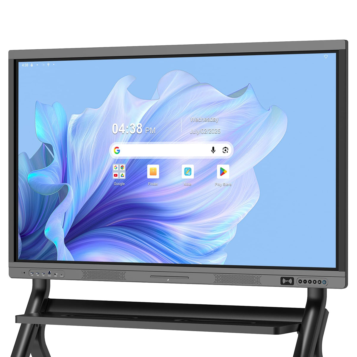 Dornium 55" Smart Board, 4K Digital Whiteboard for Office, Hybrid Work & Classrooms, Google EDLA-Certified Interactive Whiteboard with Android 14, OTA Updates & Open Apps Ecosystem, 8+128GB Storage