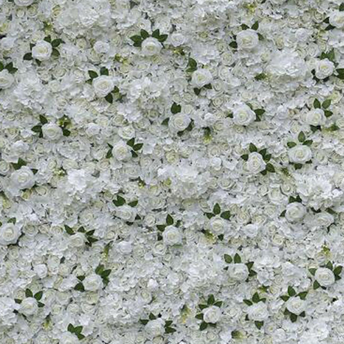 JIIPOREGJ Handmade White Hydrangea Rose Wall Large Artificial Flower Wall Backdrop Panels,Rose Wedding Backdrop 3D Floral Wall Fabric Flower Wall for Party Baby Shower,One Color,1m*1m/3.28 * 3.28FT