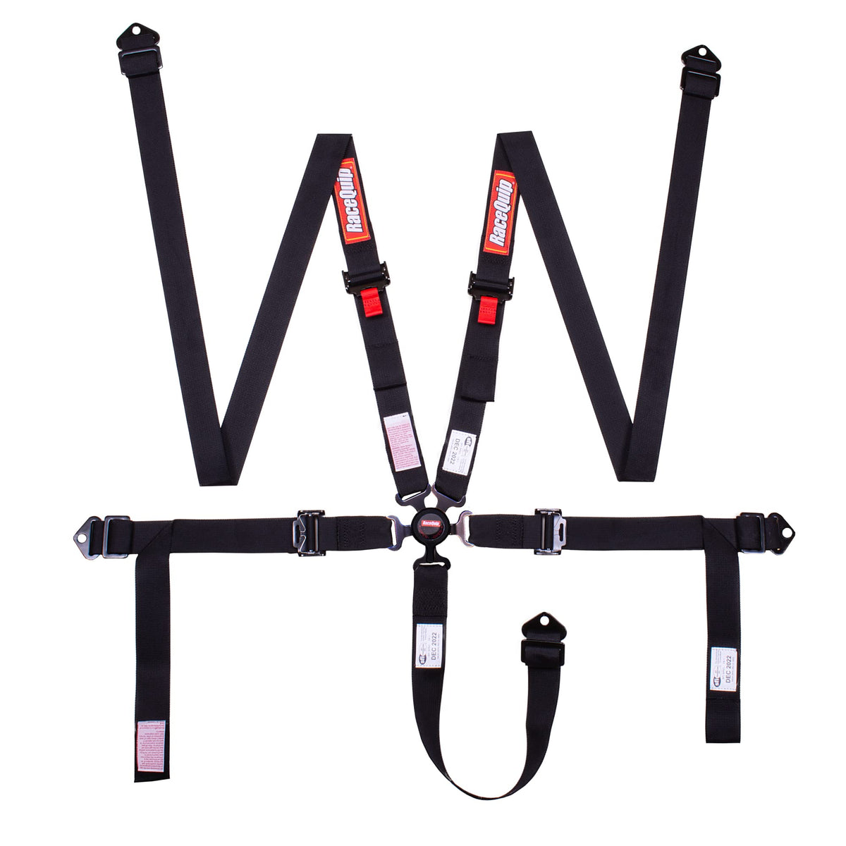 Racequip 841001RQP Camlock 2" SFI 16.1 5-Point Harness with Pull Down Lap Belt