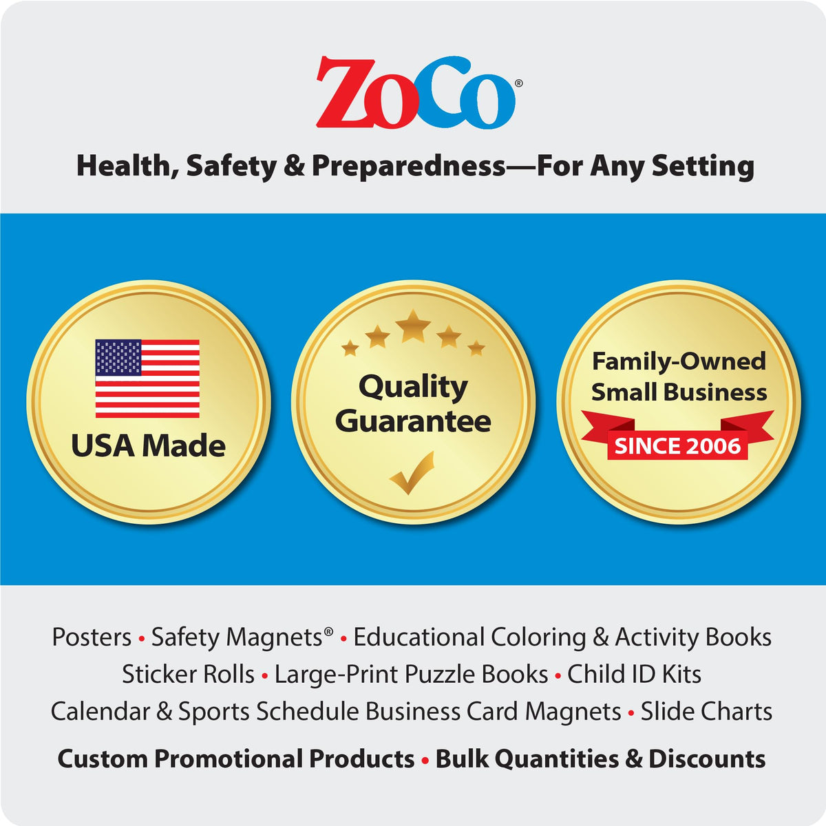 ZOCO – 6 Anger Control Strategies Posters (2-Pack) – Calm Down and Manage Emotions for Toddlers – Classroom Behavior Management for Preschool, Daycare, and Homeschool – Made in USA