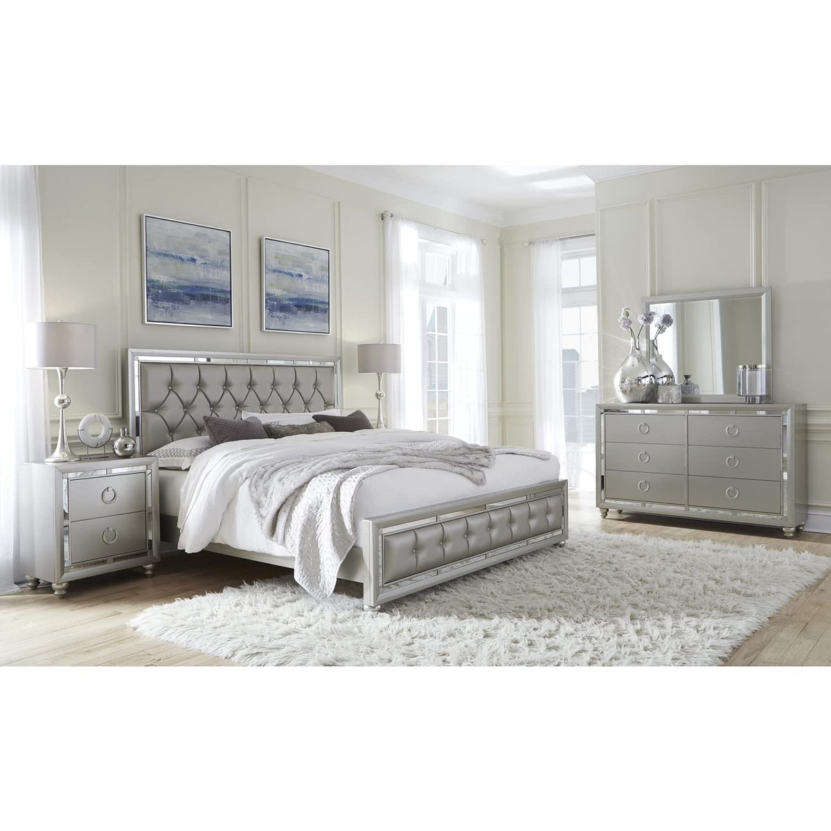Riley Tufted Full Bed