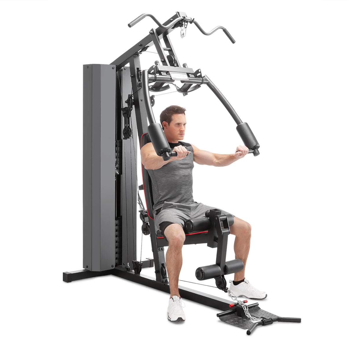 Marcy 200 lbs. Stack Home Gym Multifunction Total Body Training Station MKM-81010
