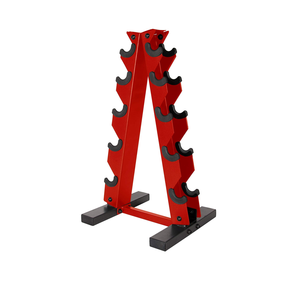 CAP A-Frame Dumbbell Hand Weight Vertical Storage Rack - Red