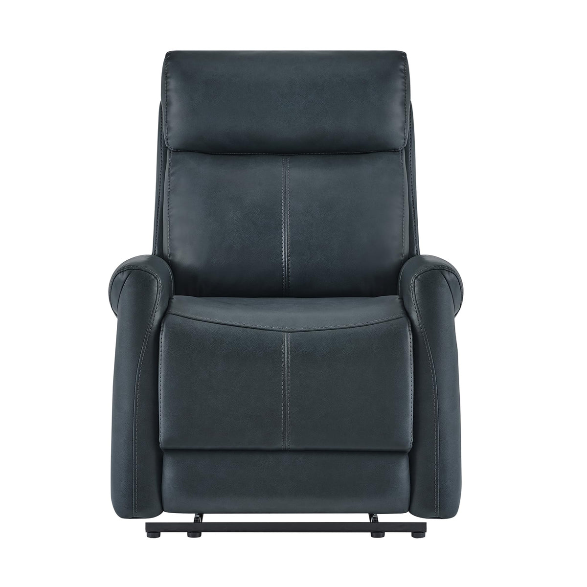 KISLOT Leather Recliner Chair for Adults Wall Hugger RV Recliner with USB Charging Ports Electric Power Reclining Sofa for Living Room Home Theater Seating Bedroom