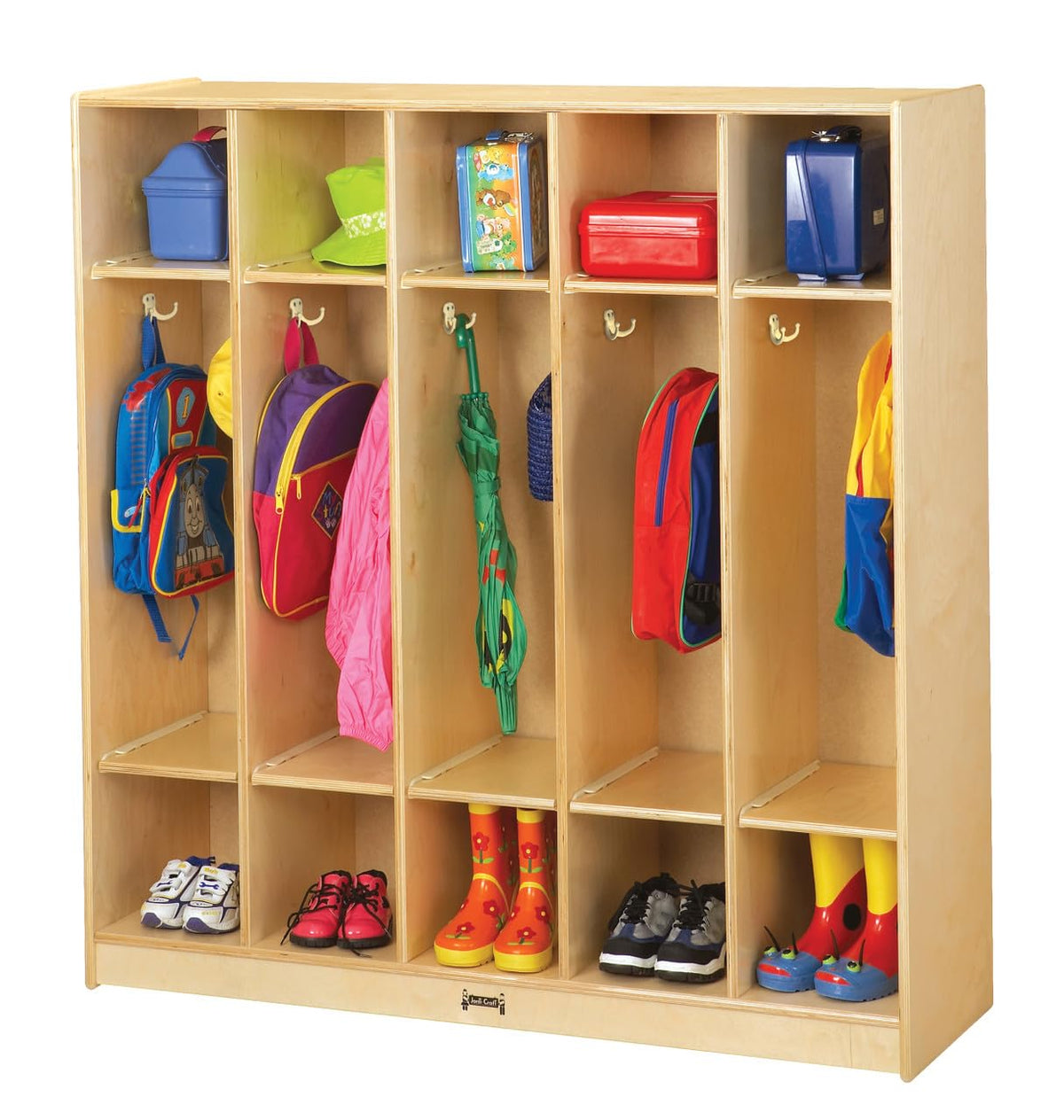 Jonti-Craft 5 Section Coat Locker