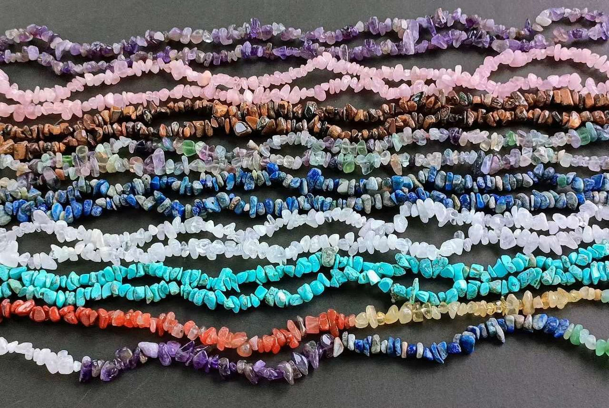 LAIDANLA Blue Turquoise 400pcs Natural Chip Stone Beads 5-8mm Healing Crystal Irregular Gemstones Drilled DIY Loose Rocks Bead Crystal for Bracelet Earrings Necklace Jewelry Making Crafting