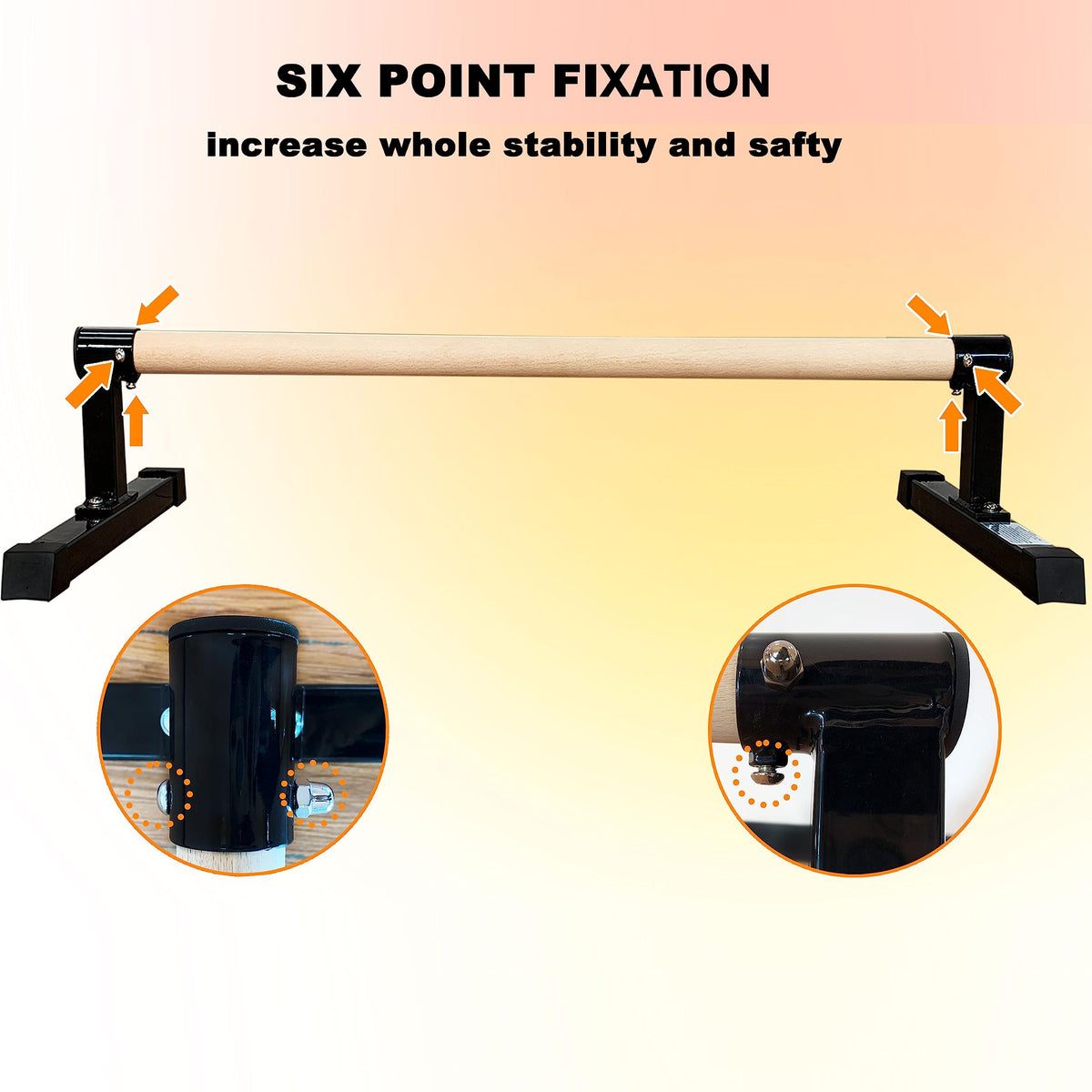 Gymnastics Pirouette Bar for Handstands Training Gymnastic Handstand Floor Bar For Kids Gymnast Training