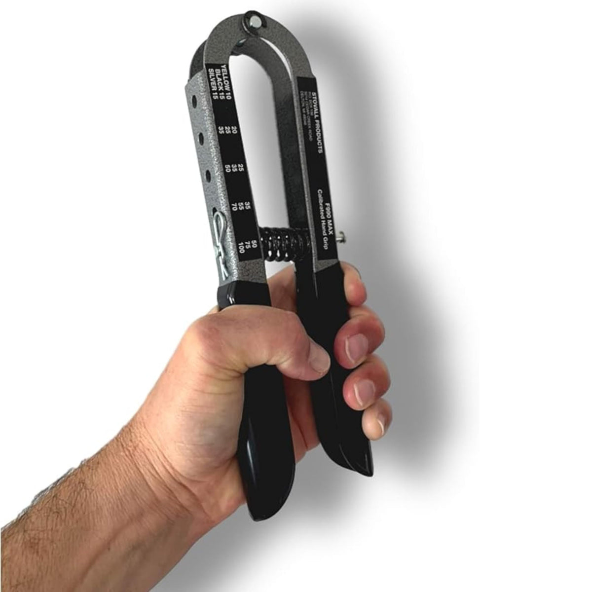 Stovall Adjustable Grip Strength Trainer | Professional Physical Therapy Hand Grip Exerciser | Rehab Hand Exerciser with Resistance from 5 to 150 lbs, Made In The USA