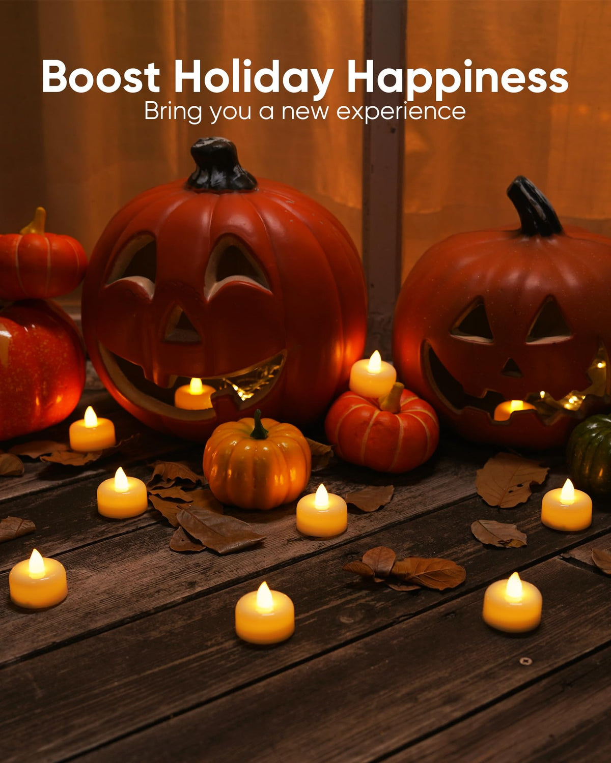 Amagic 150Pack Flameless LED Tea Lights Candles Battery Operated, Electric Fake Tealight Candles for Votive, Halloween, Christmas, Home Decor, Wedding, Table Decor (150Pack)