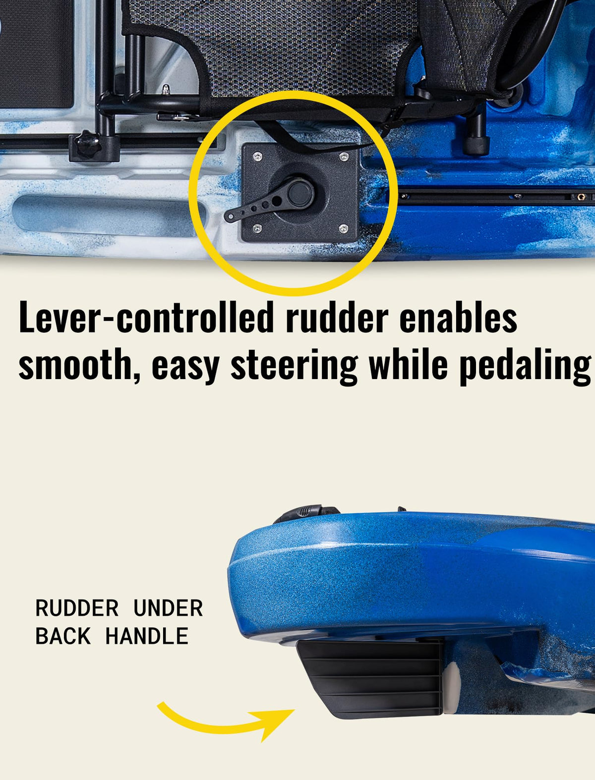 RC 10' Single Pedal Kayak - Propeller Drive (Teal)