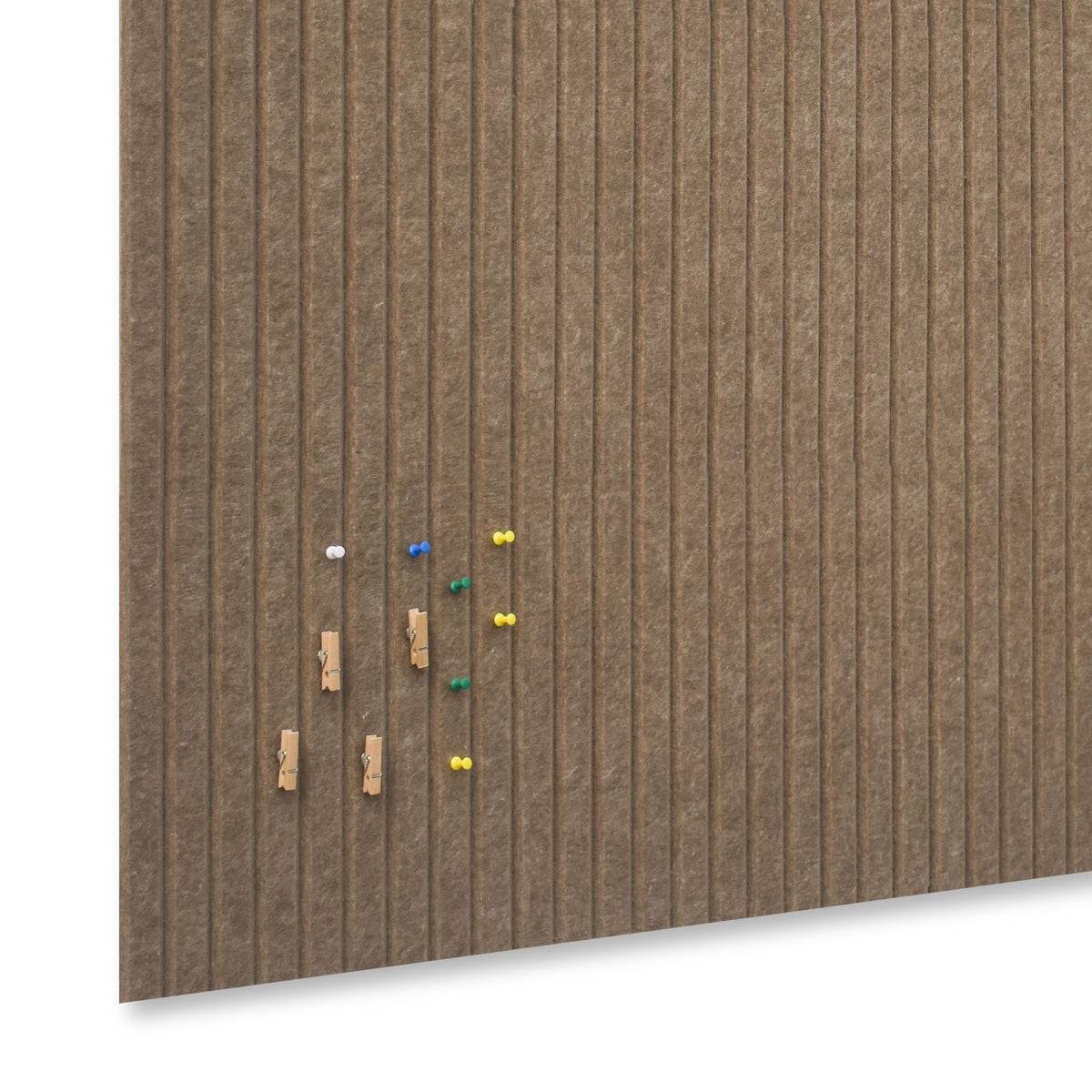 YOUDEFUL Large Cork Board Alternative-12 Pcs Self-Adhesive Felt Bulletin Board Tiles, Felt Pin Board Cork Board Tiles for Home Office Wall Decor, Tack Board 47"x35" (Dark Brown