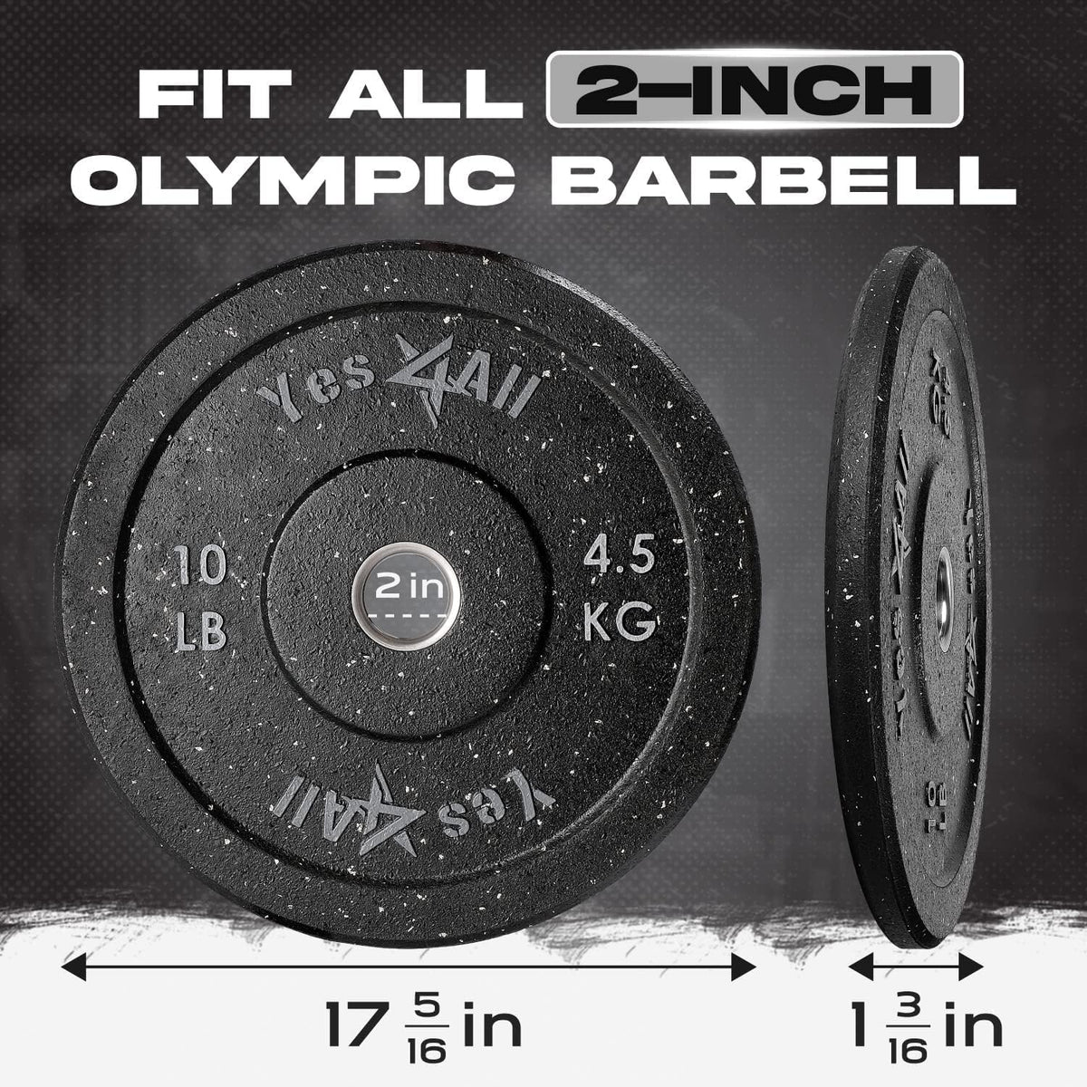 Yes4All Weighted Training Pull Sled with Vest, Steel Buckle, Fit for 1-2 Inch Plates, Sled Workout Equipment, Sport Power Sled for Athletic Exercise and Speed Improvement