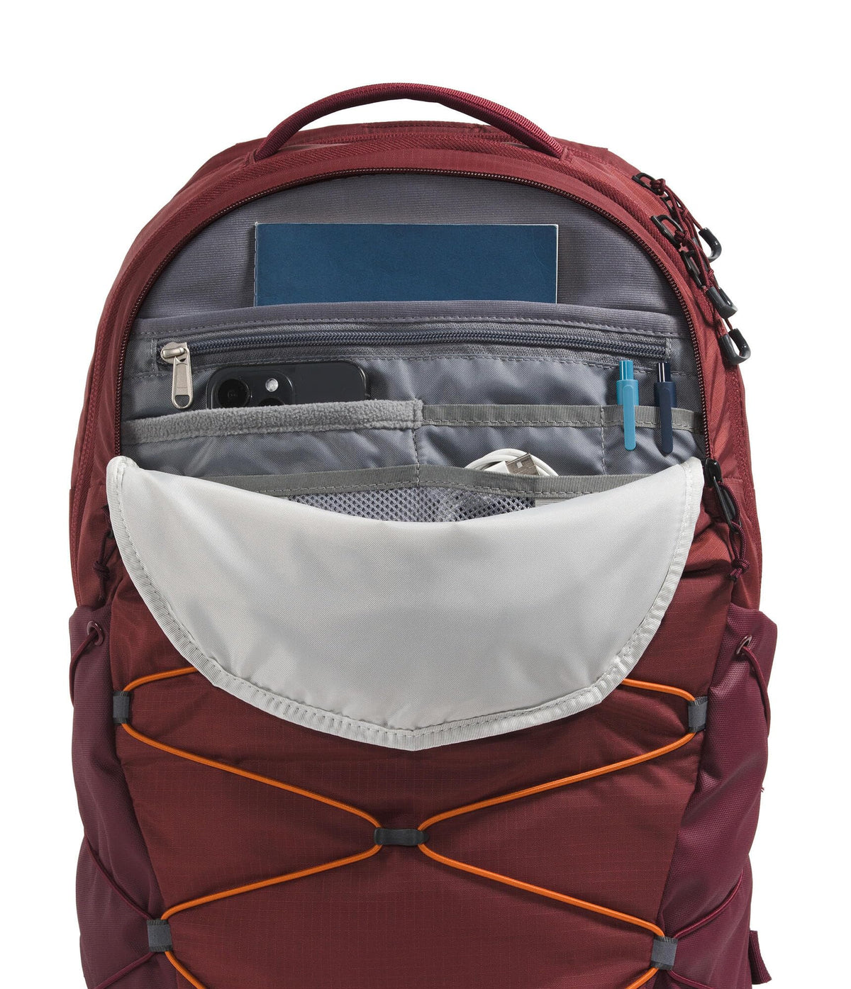 The North Face Borealis Commuter Laptop Backpack - PFAS Free, Sumac/Iron Bronze, One Size