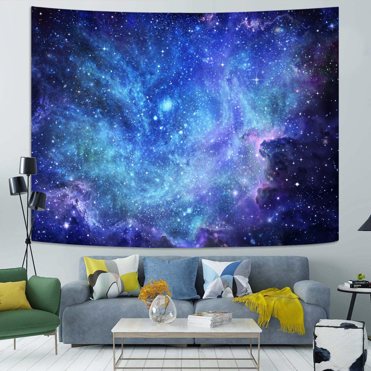 Spenlife space Tapestry star Wall Tapestry Galaxy Wall Hanging Tapestries for Bedroom Perfect for Living Room, Bedroom, Dorm Decor Space 44×60 Inches