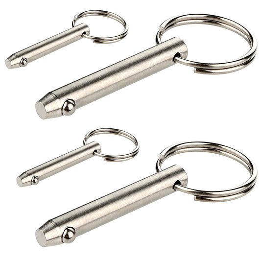 (4PCS 1/4" Quick Release Pin Set Replacement Total Gym Hitch Pins XLS XL Fit 2000 3000 Electra Pin