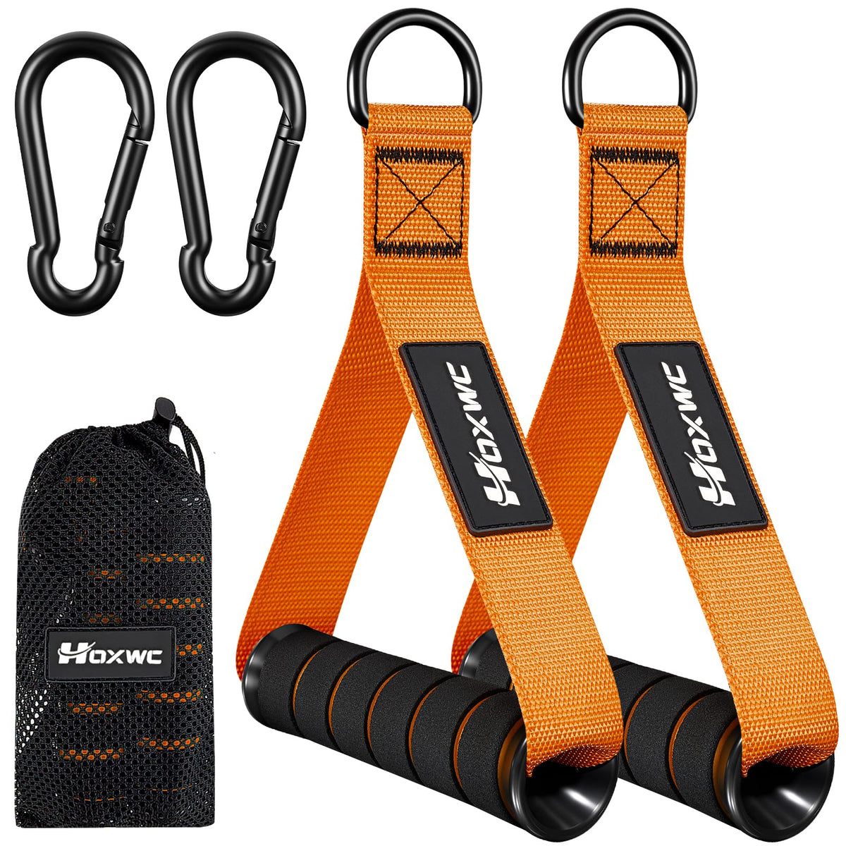 HOXWC Cable Handles Gym Equipment, Heavy Duty Resistance Band Handles, Replacement Exercise Handles for Cable Machine, Pulley System, Strength Trainer, Pull Down Workout, Home Gym Cable Attachments