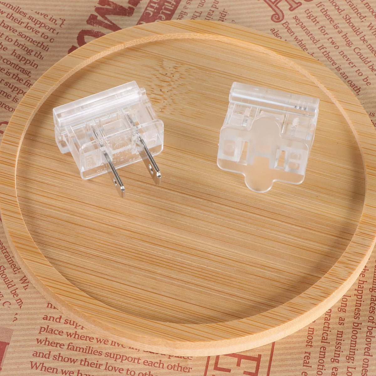 GFQHF SPT-1 26pcs Transparency Vampire Plugs - Zip Plugs Male and Female Plugs