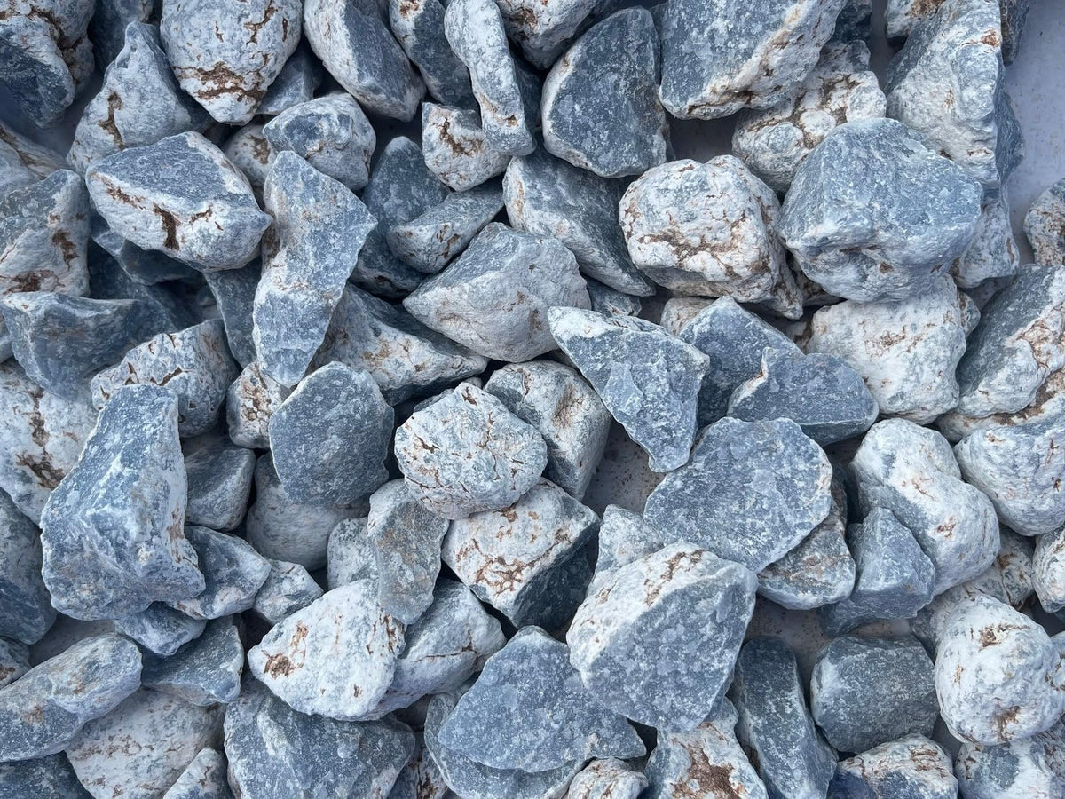 GAF TREASURES Wholesale Raw Angelite Crystals, Natural Angelite Stone, Natural Rough Angelite Crystals, Angelite Rough, Angelite Healing Crystals (Angelite, 0.5 Pound)