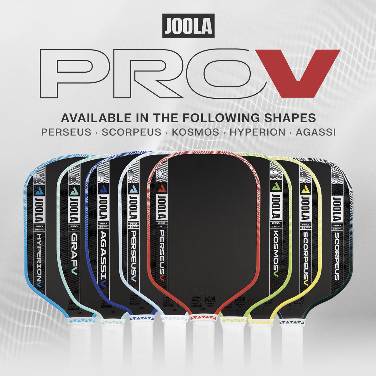 JOOLA Pro V Pickleball Paddle - 14mm/16mm - Raw Carbon Fiber Textured Surface - Enhanced Frame & Propulsion Core, USAPA & UPA-A Certified, NFC Chip Enabled, Premium Control & Lightweight Performance