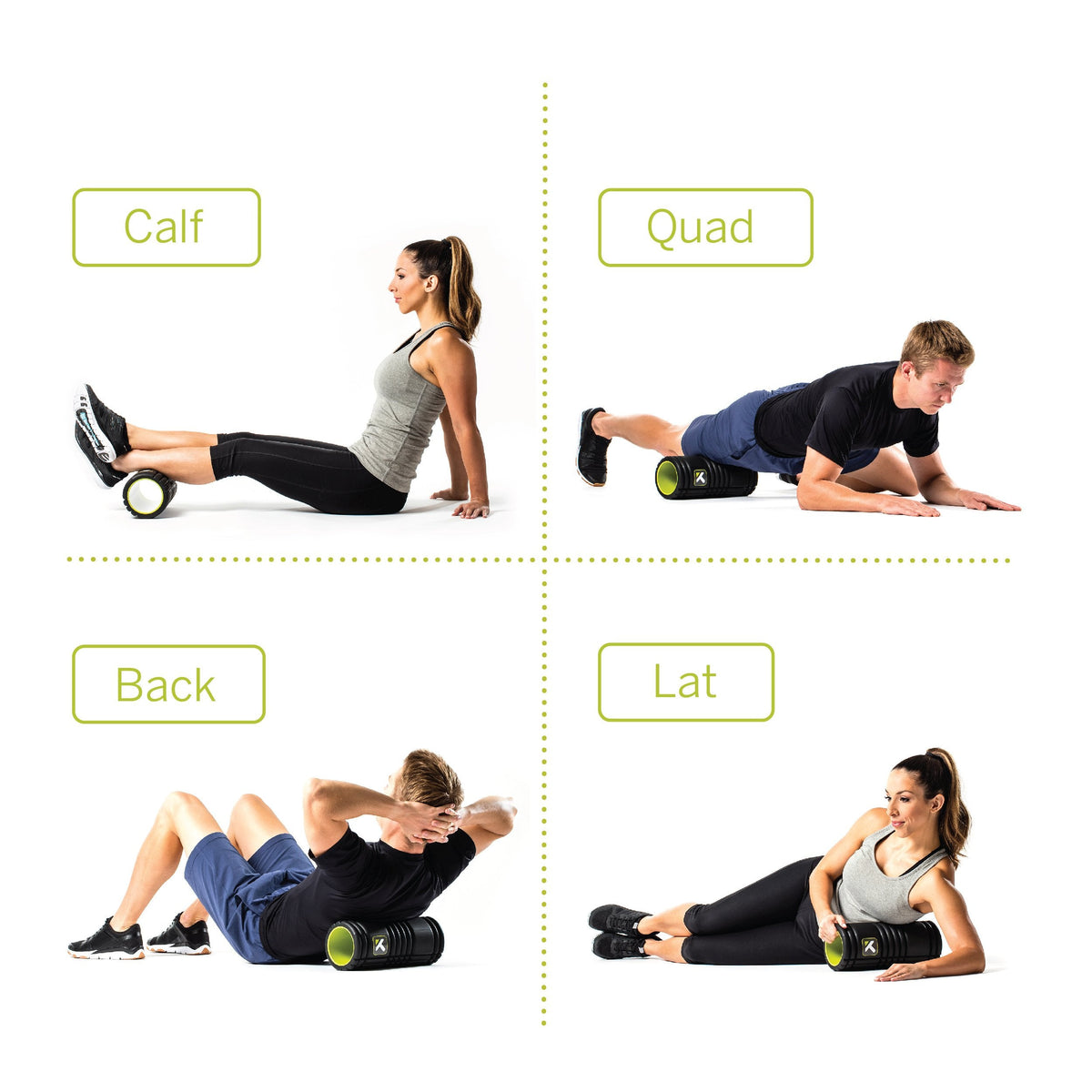 TriggerPoint Grid 1.0 Foam Roller - 13" Multi-Density Massage Roller for Deep Tissue & Muscle Recovery - Relieves Tight, Sore Muscles & Kinks, Improves Mobility & Circulation - Targets Key Body Parts