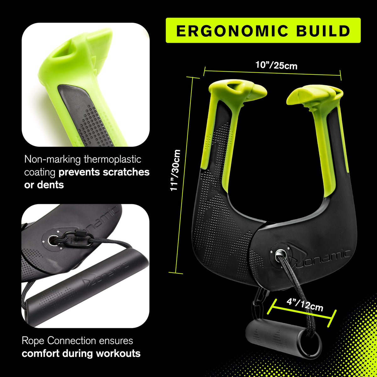 Duonamic Eleviia: World’s Best Portable Pullup Bar | Doorway Pull Up Bar For Home, Workplace or Travel | Exercise and Transform Yourself on Your Own Terms | Safe and Most Portable Way to Exercise