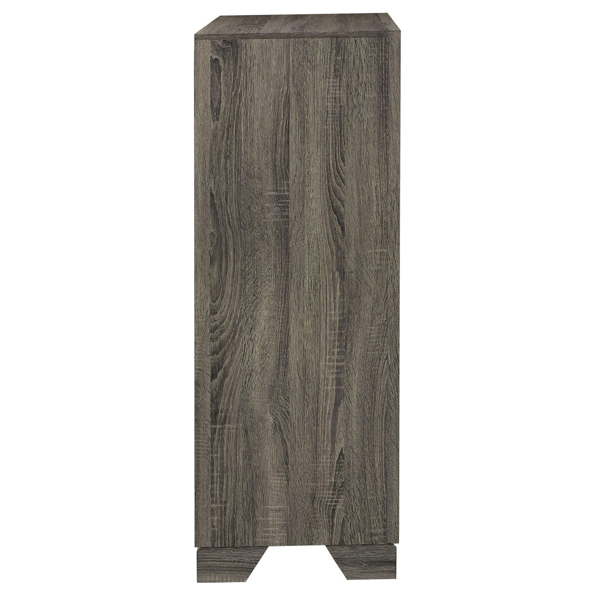 Coaster Home Furnishings - Wright - Wood - 4-Drawer Chest with Bar Handles, Mitered Trim and Laminate Surfaces - Transitional - Bedroom - Brown Oak - 223345