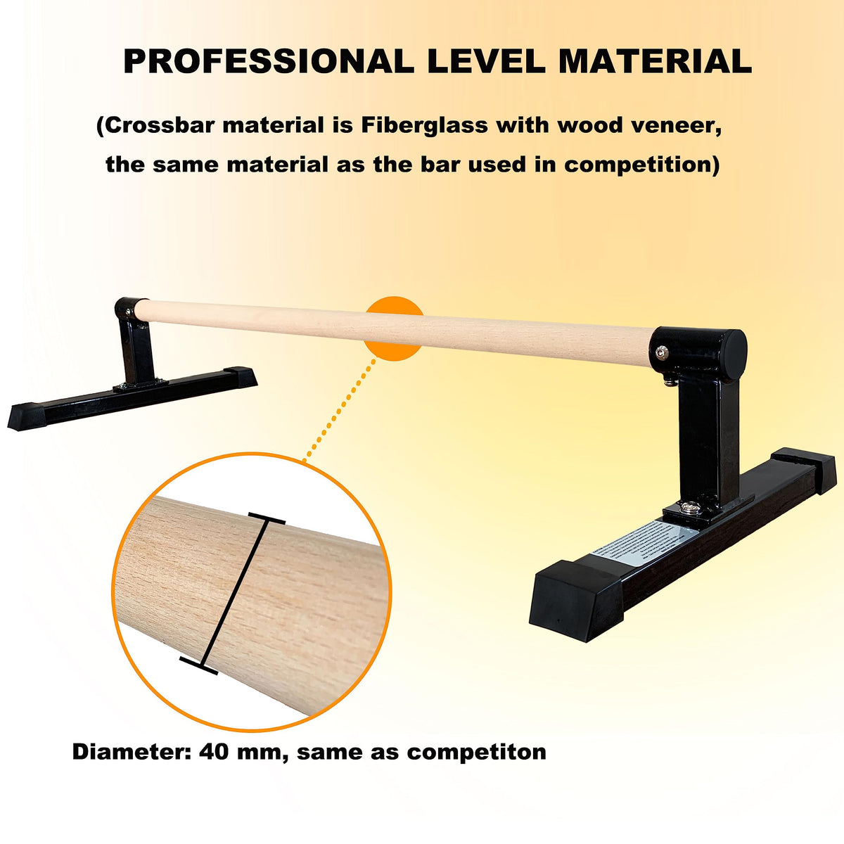 Gymnastics Pirouette Bar for Handstands Training Gymnastic Handstand Floor Bar For Kids Gymnast Training