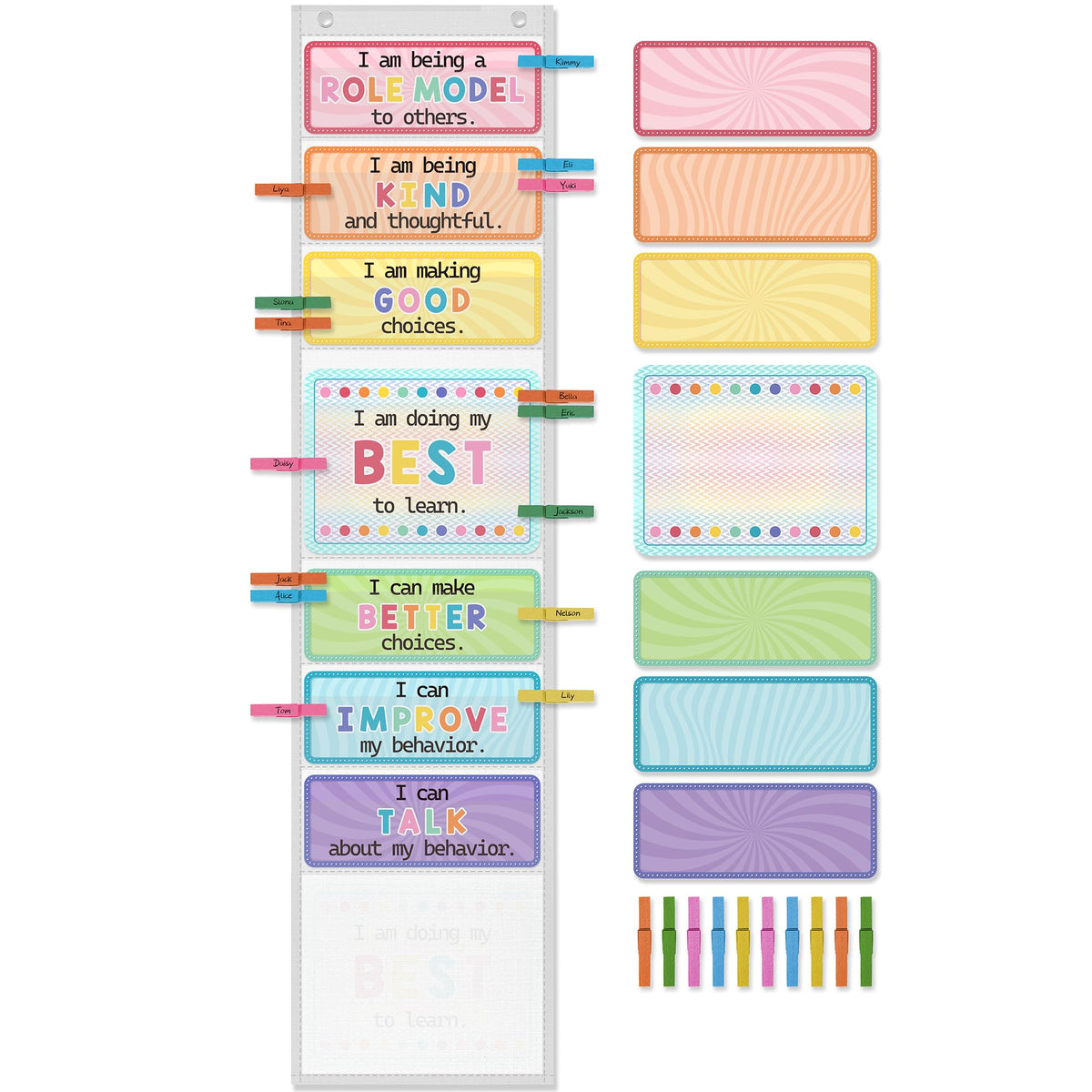Behavior Chart for Classroom - Behavior Management Classroom Tools Student Behavior Clip Chart for Classroom Management Kids