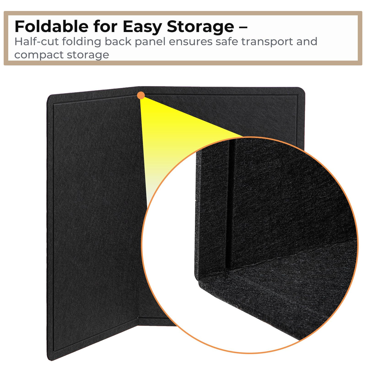 DexBoard Foldable 72x 48 inch Large Bulletin Board for Wall, Decorative Picture Display Felt Board with Self-Adhesive Tape for School, Home, Kitchen & Office Walls, Includes 30 Pins, Black
