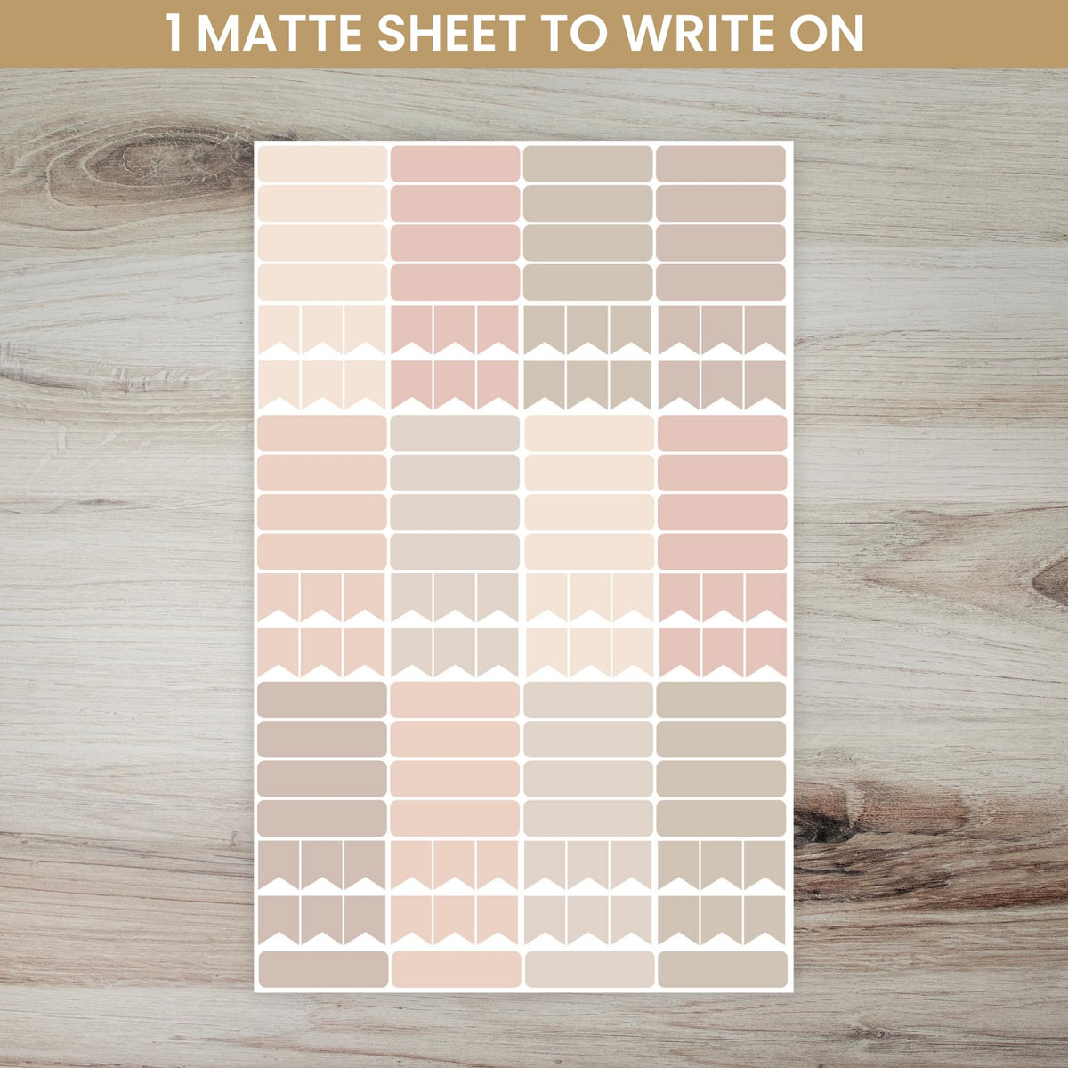 bloom daily planners Muted Neutrals Calendar Essentials Planner Stickers - 8 Sheets, 1629 Stickers Per Pack! - Color Coordinating Monthly Headings, Dates, Icons, Etc. - Aesthetic Boho
