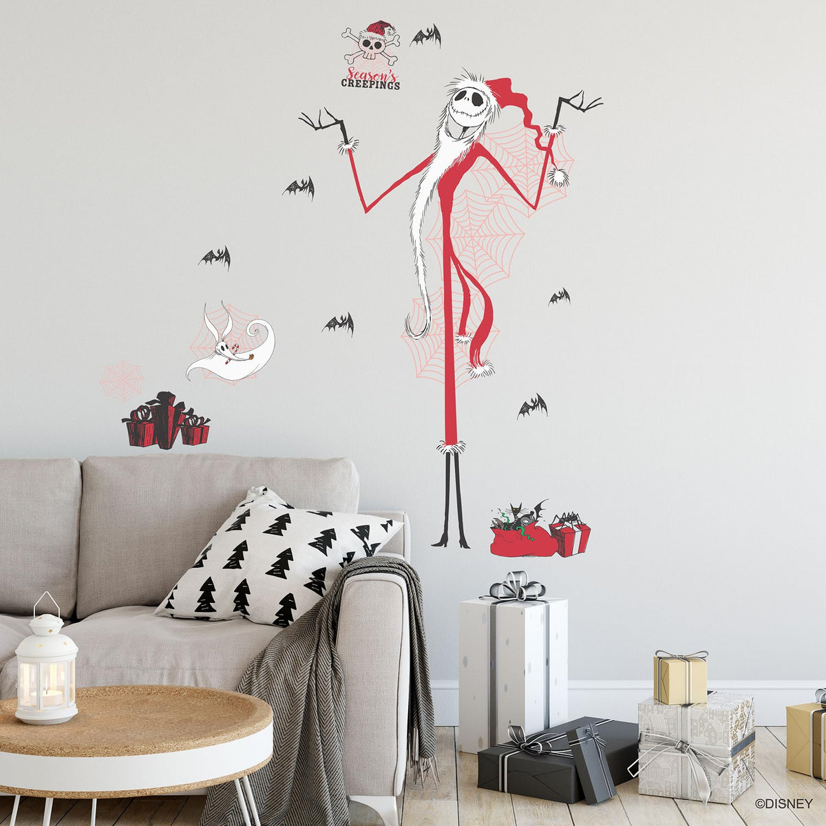 RoomMates Disney Nightmare Before Christmas Holiday Giant Peel and Stick Wall Decals by RoomMates, RMK5411GM
