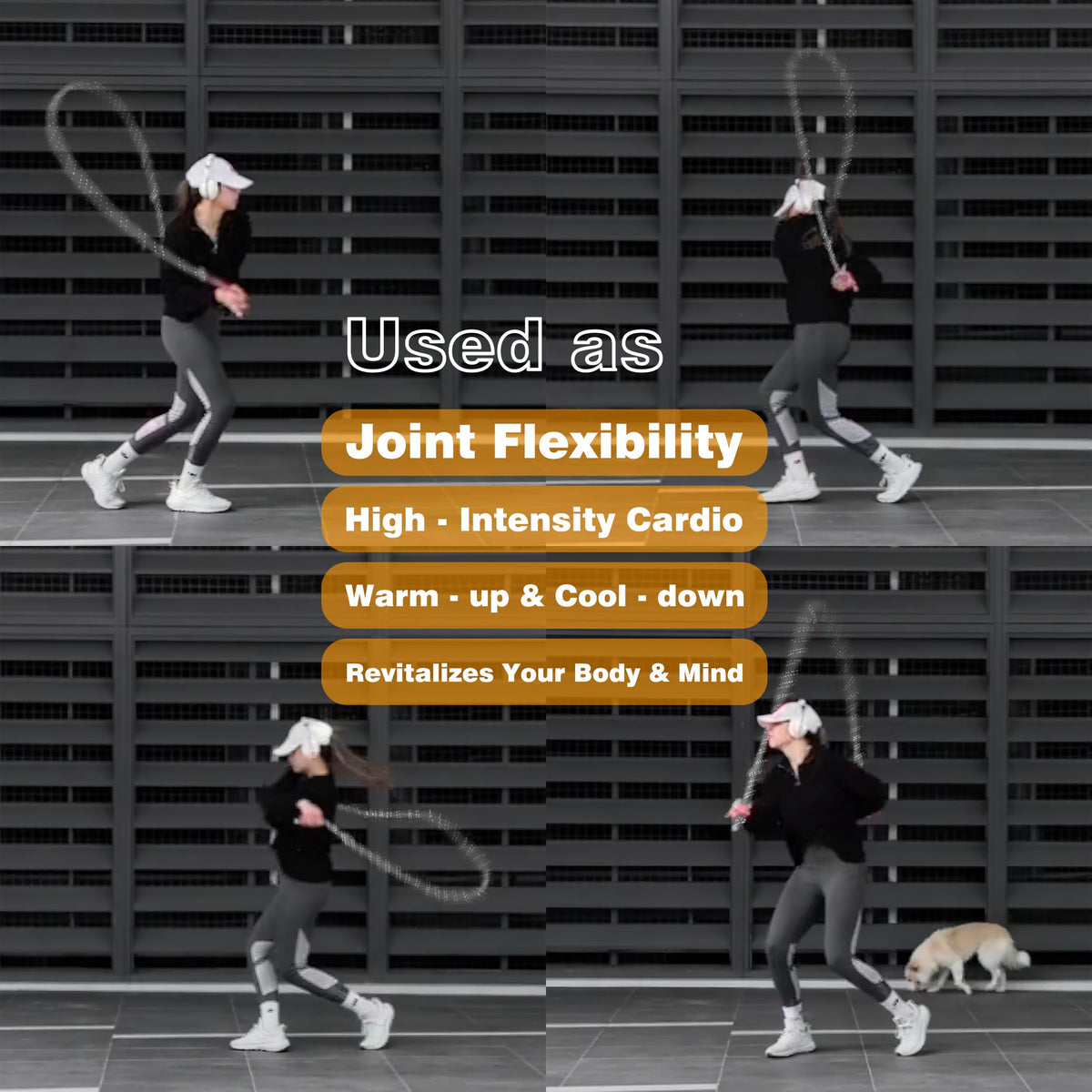 VAIIO Flow Rope High-Performance Portable Exercise Rope 340g for Men & Women Indoor & Outdoor Training