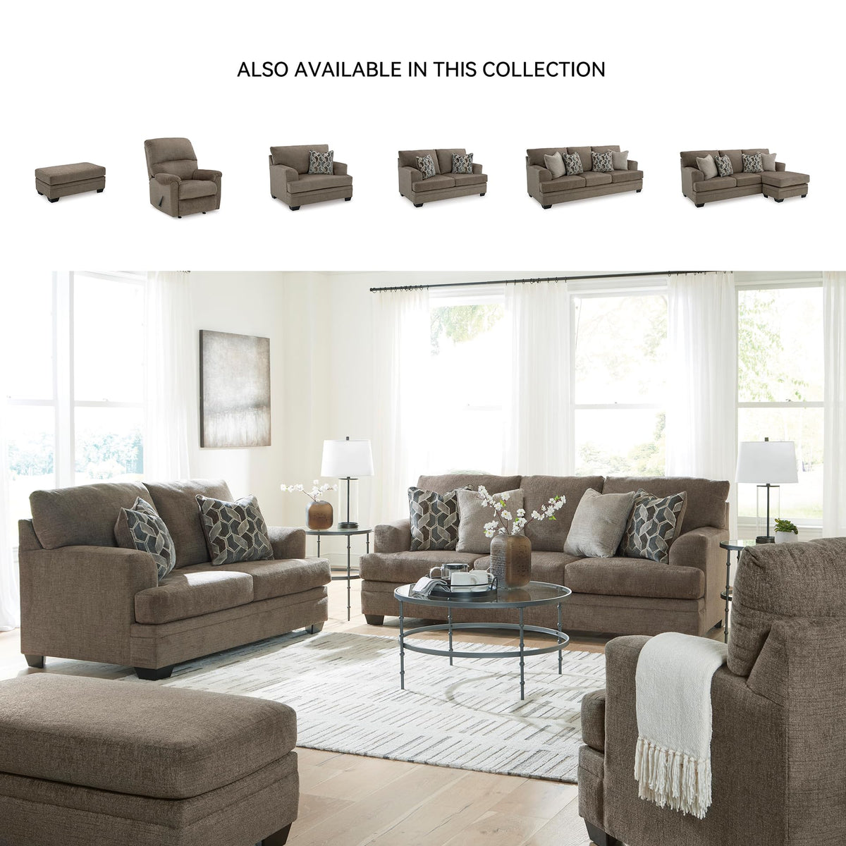 Signature Design by Ashley Stonemeade Casual Manual Rocker Recliner, Dark Brown