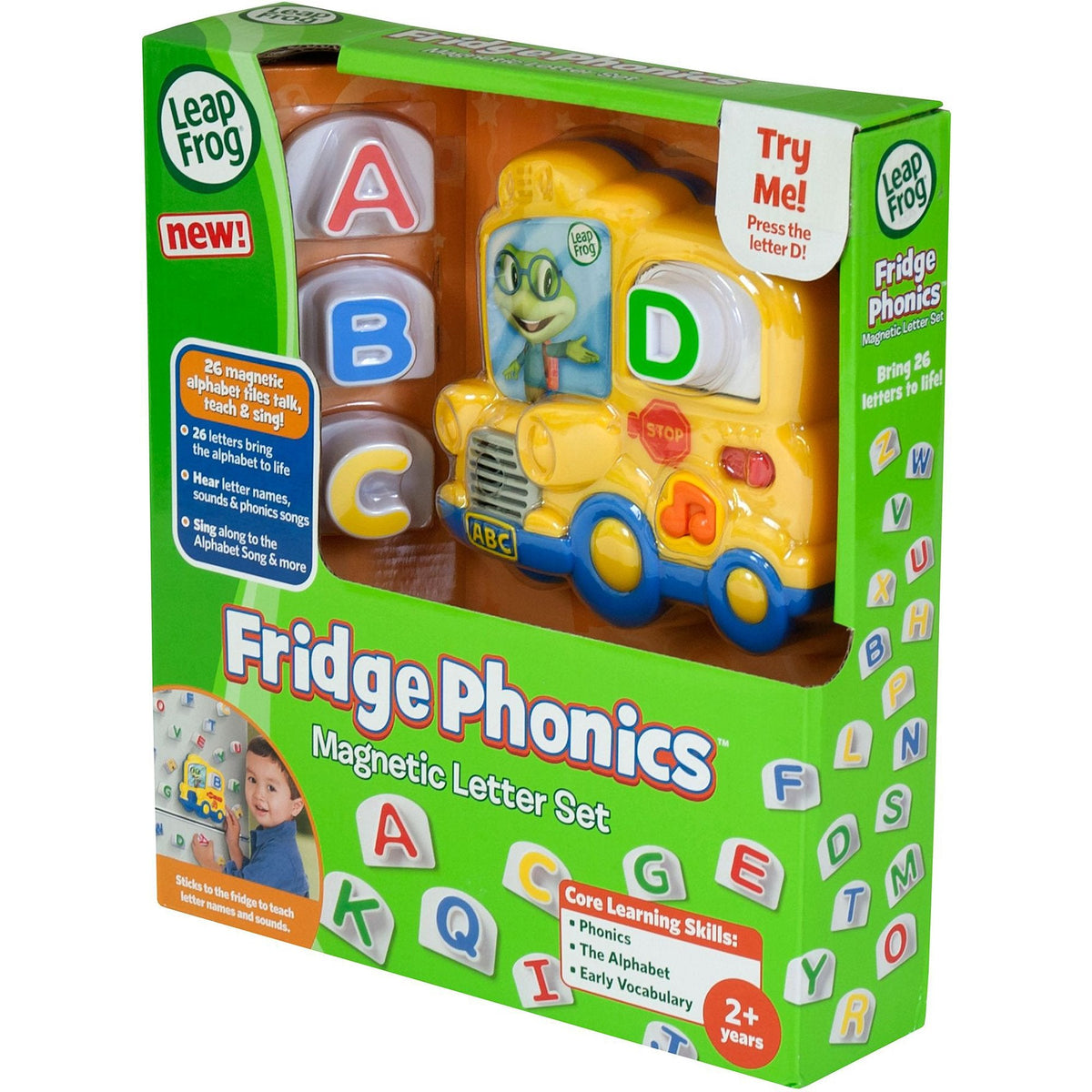 LeapFrog Fridge Phonics Magnetic Letter Set, Yellow