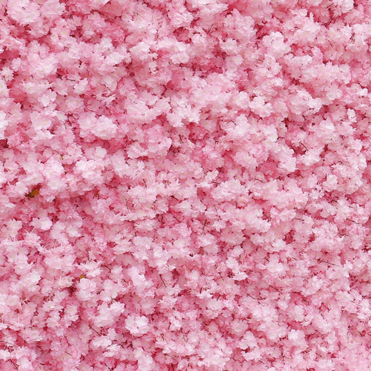UYCVT Pink Cherry Blossoms Artificial Flower Wall Backdrop Panels, Handmade Romantic Large Wedding Backdrop 3D Floral Wall Fabric Flower Wall for Party Baby Shower Bridal Weddi-3m*3m/10 * 10FT