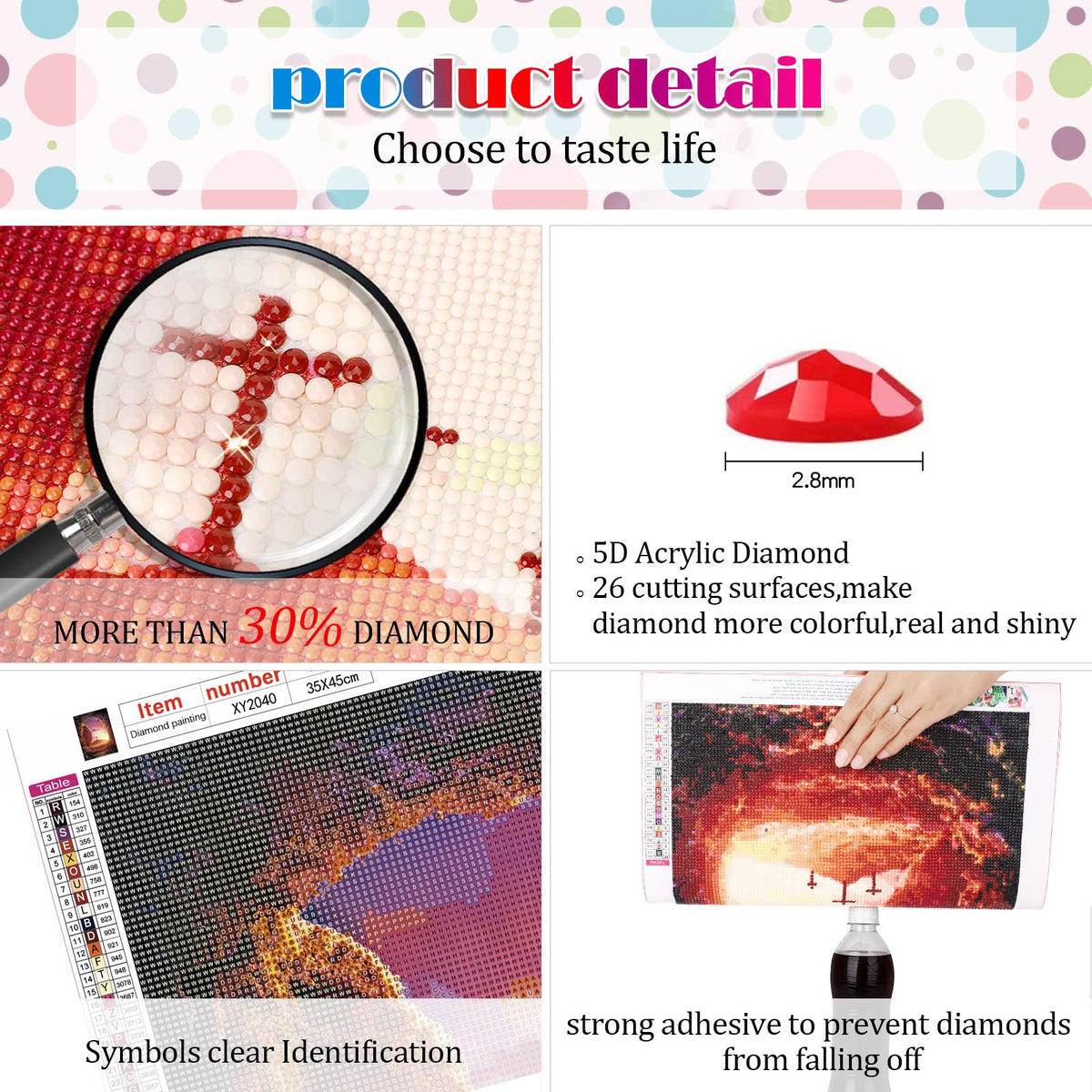 Jethami Diamond Painting Kits for Adults,Jesus Religious Christ Cross Diamond Art Kits for Adults Beginners 14x18 in