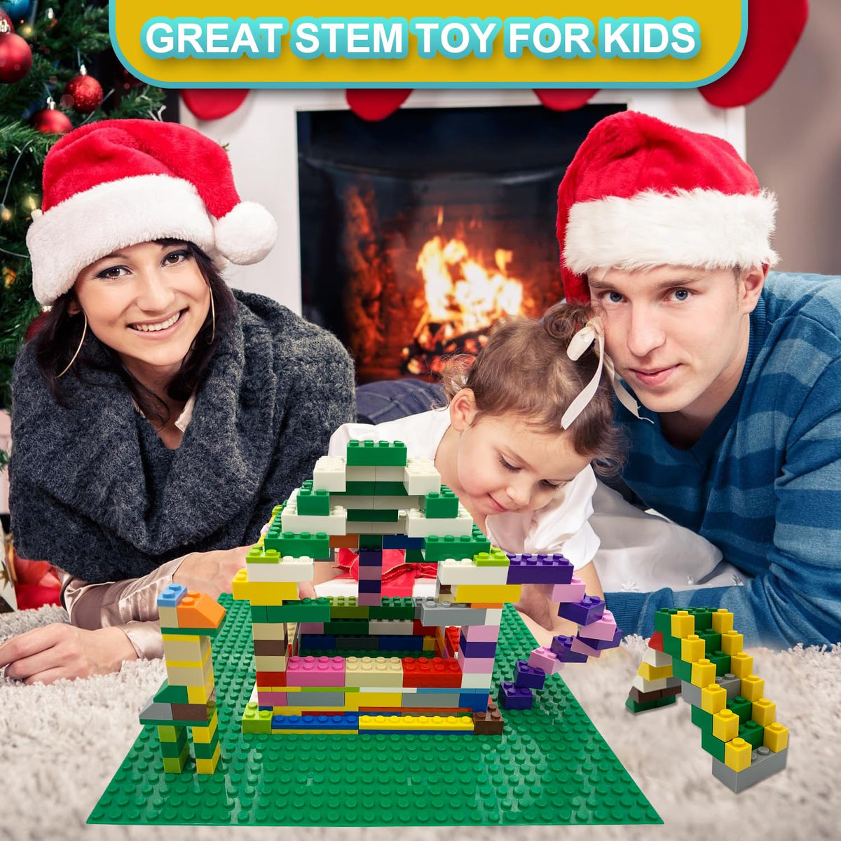 1000 PCS Building Bricks Compatible with Lego Classic - 1000 Pieces Basic Bulk Building Blocks in Random Color - Mixed Shape