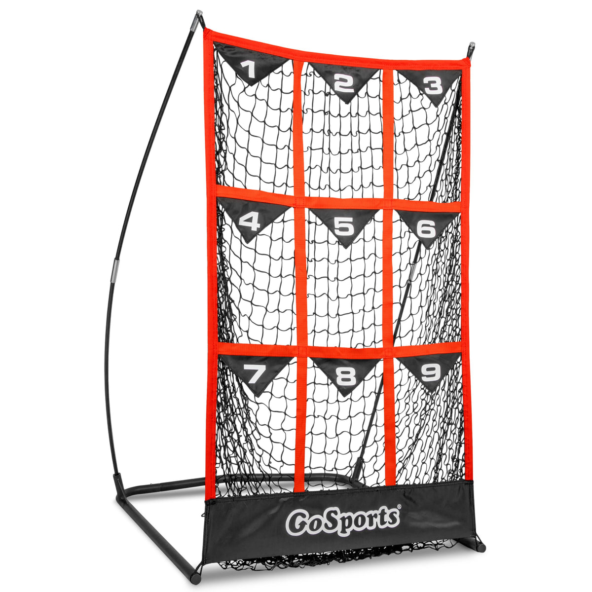 GoSports 9 Hole Baseball & Softball Pitching Strike Zone Target Net - 49 x 30 Inches
