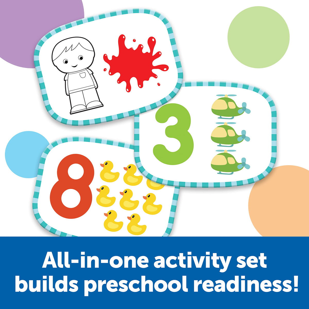 Learning Resources Skill Builders! Toddler 1-10 Counting Kids - 20 Pieces, Ages 2+ Toddler Learning Activities, Educational Activities for Toddlers, Preschool Must Haves
