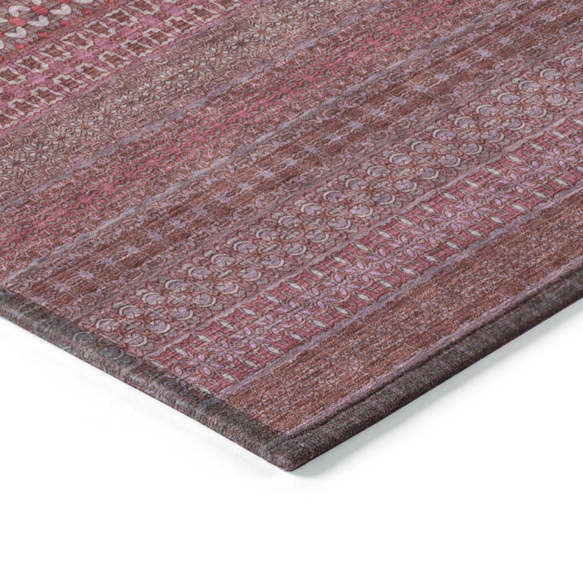 Addison Rugs Chantille ACN527 Red 9' x 12 Indoor Outdoor Area Rug, Stain Resistant, Machine Washable, Non Shedding, Bedroom, Living Room, Dining Room, Kitchen Rug