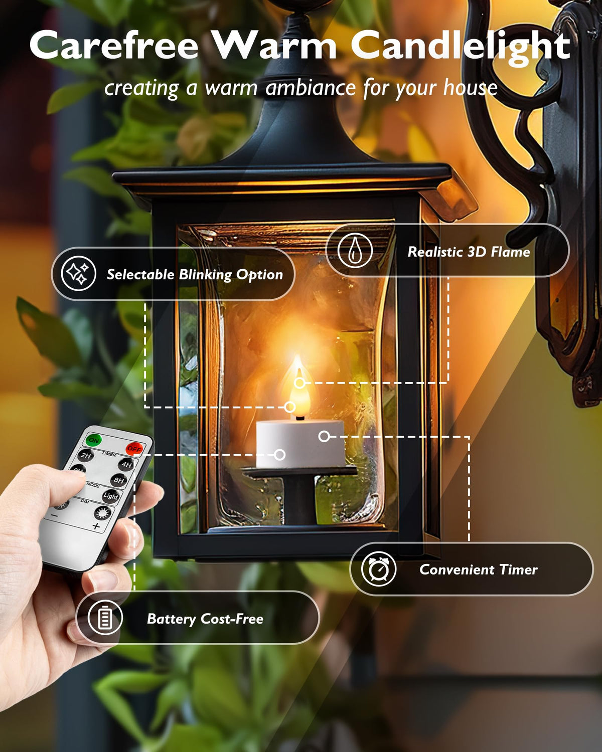 Homemory Rechargeable Tea Lights Flameless Candles with Remote Timer, Battery Operated LED Tealight Candles, USB Candles for Wedding Table Centerpiece Reception Banquet Christmas Halloween, 12-Pack
