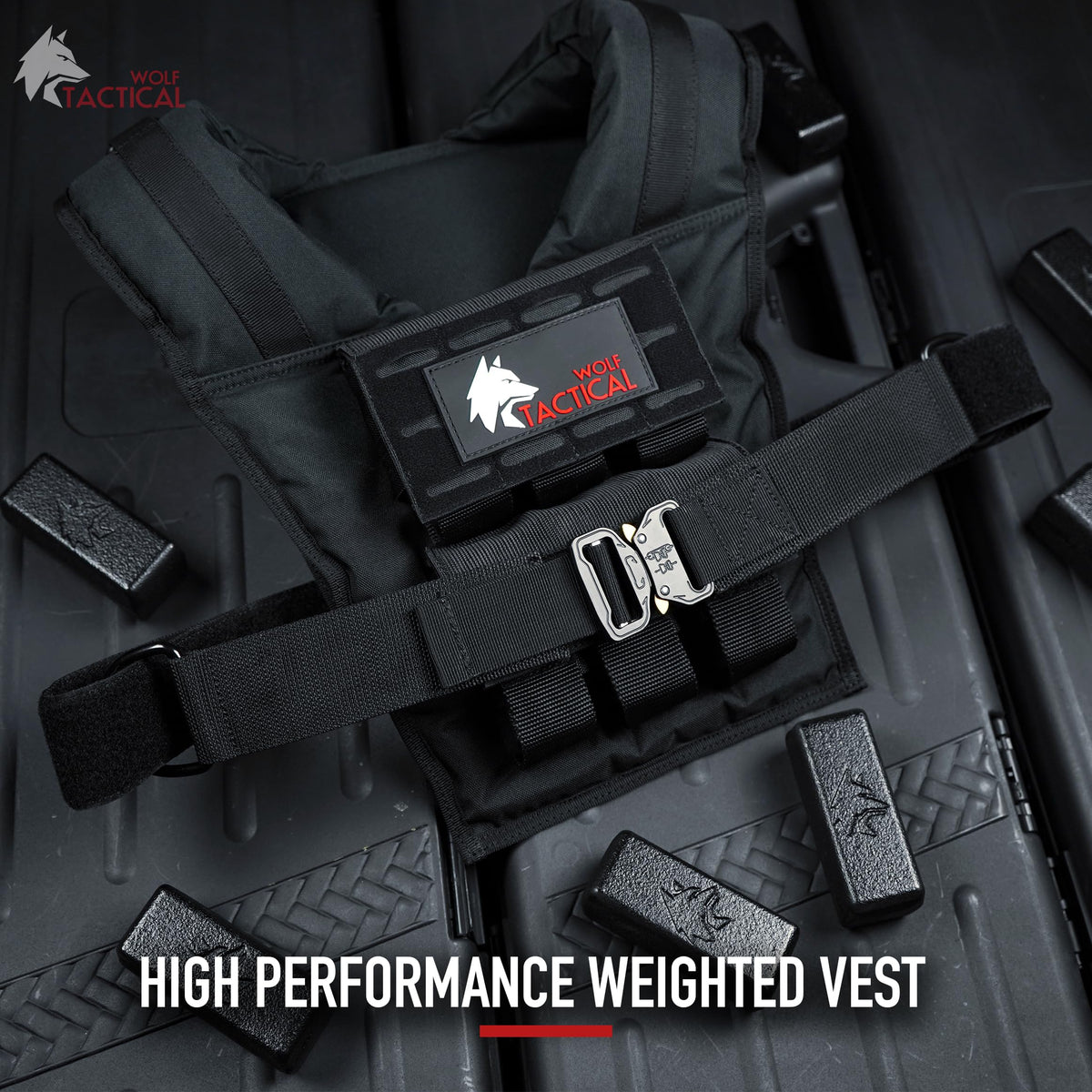 Wolf Tactical Men Weighted Vest - 35 LB Strength Training Tactical Weight Vest Tan